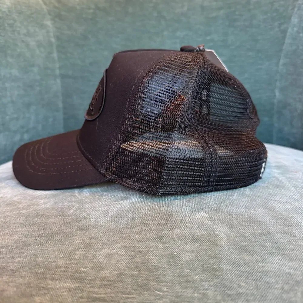 New Von Dutch Black on Black Trucker Hat - NWT